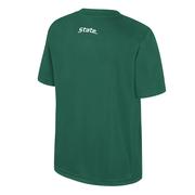 Michigan State Colosseum YOUTH Ripple Poly Tee